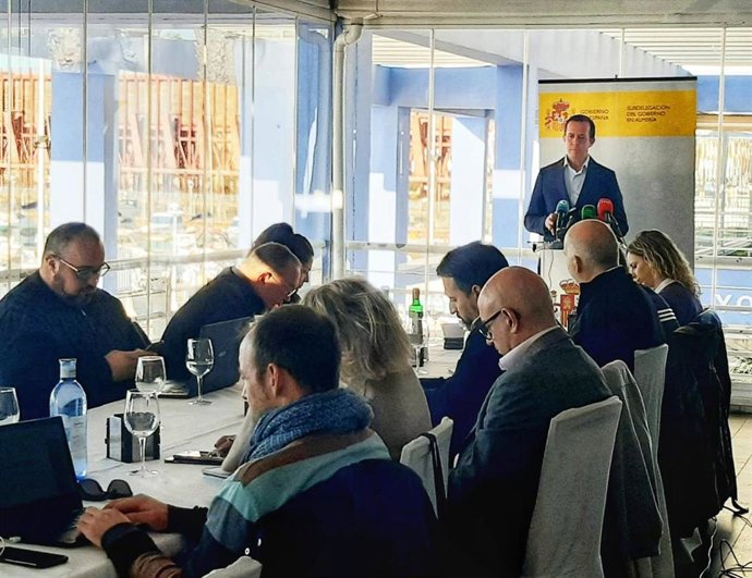 El subdelegado de Gobierno en Almería mantiene un encuentro con los medios.