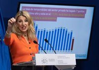 Yolanda Díaz ve la reforma laboral como un "ejemplo para el conjunto del mundo" porque recupera derechos