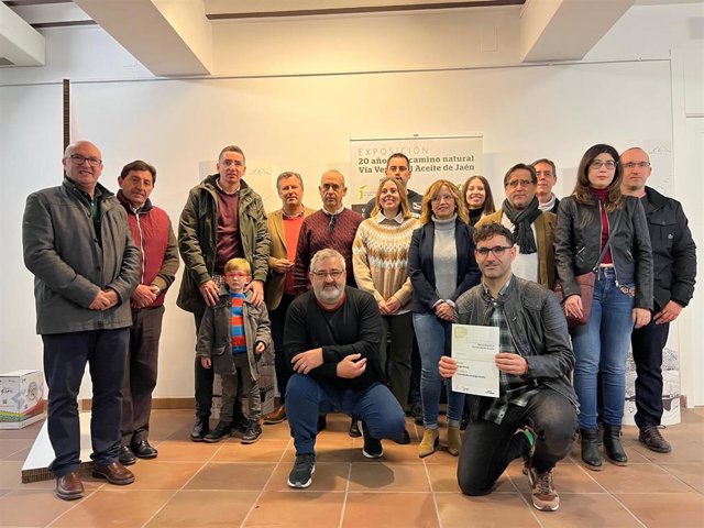 Foto de familia con los ganadores