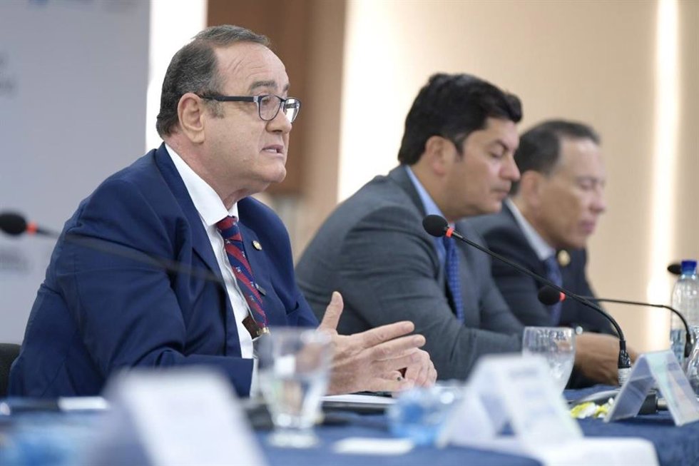 El presidente de Guatemala, Alejandro Giammattei