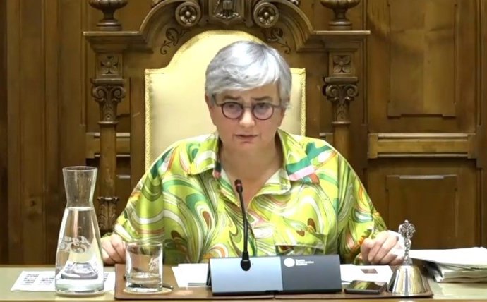 Archivo - Ana González, alcaldesa de Gijón