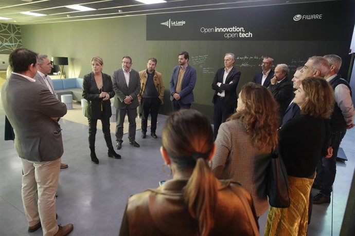 La presidenta del Puerto de Huelva, Pilar Miranda, en la Lonha de Innovación.