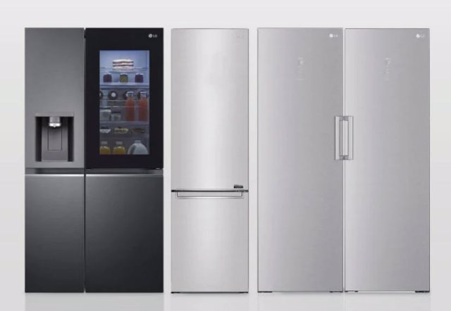Varios refrigeradores de LG