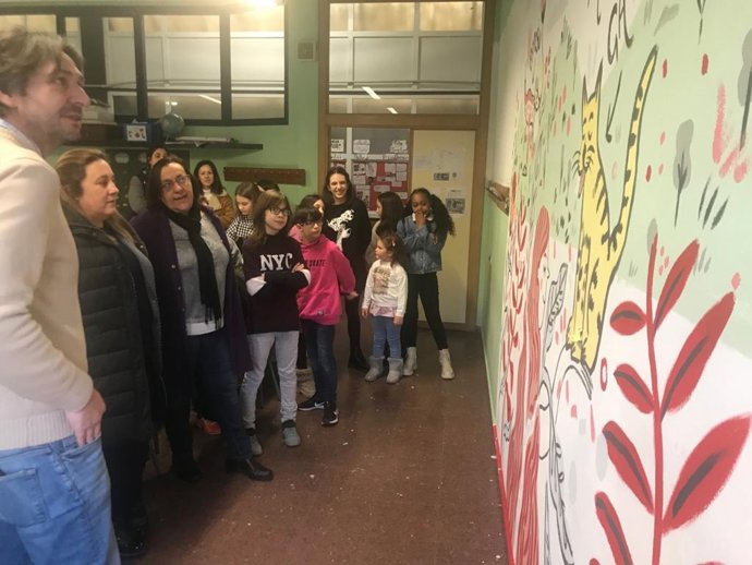 Fotos Y Audios Consejera Educación Visita Proyecto Artístico Cp Pumarín
