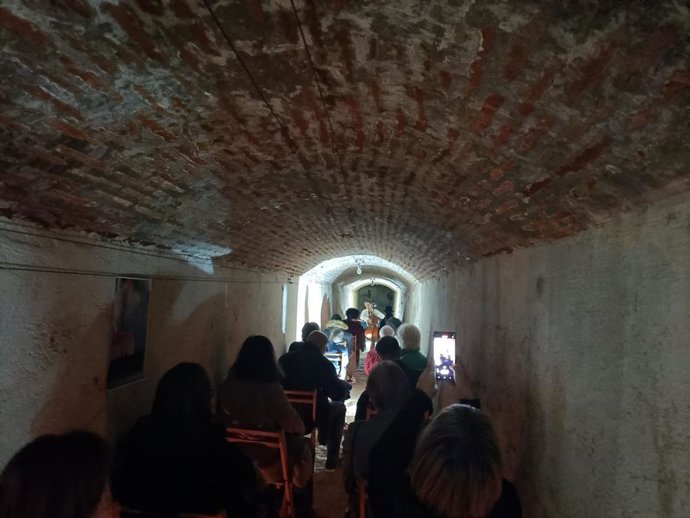 Concierto de Antonio Gervilla en un antiguo refugio antiaéreo