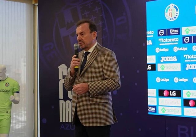 El presidente del Getafe CF, Ángel Torres