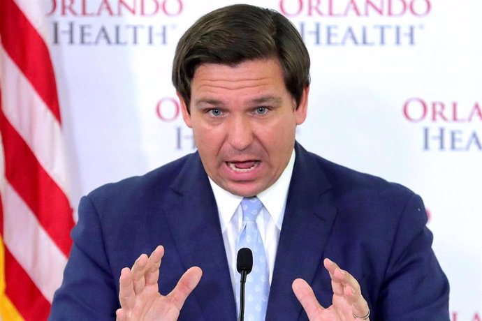 Archivo - El gobernador de Florida, Ron DeSantis