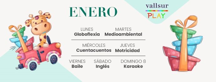 Programación ludoteca enero - Vallsur