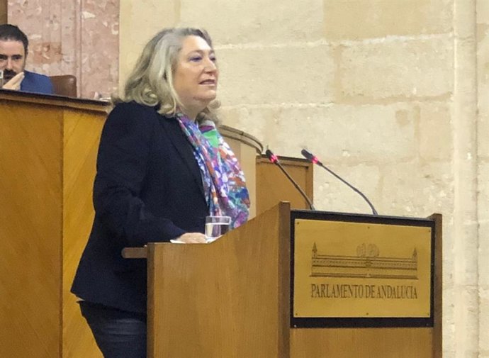 Trinidad Herrera, en el Parlamento de Andalucía