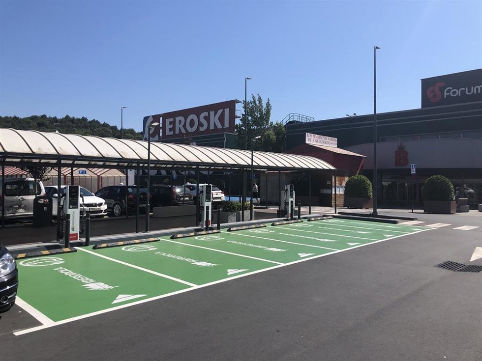 Parque de recarga de vehículos eléctricos de Bilbondo, en Basauri