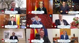 Alcaldes madrileños felicitan las fiestas navideñas a sus vecinos a través de Canal 33 TV