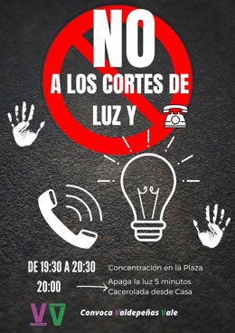 Cartel de la protesta