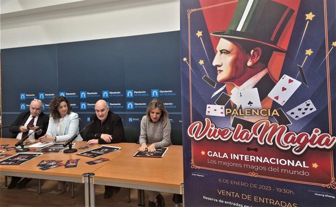Presentación de la Gala de la Magia 2022 en Palencia.