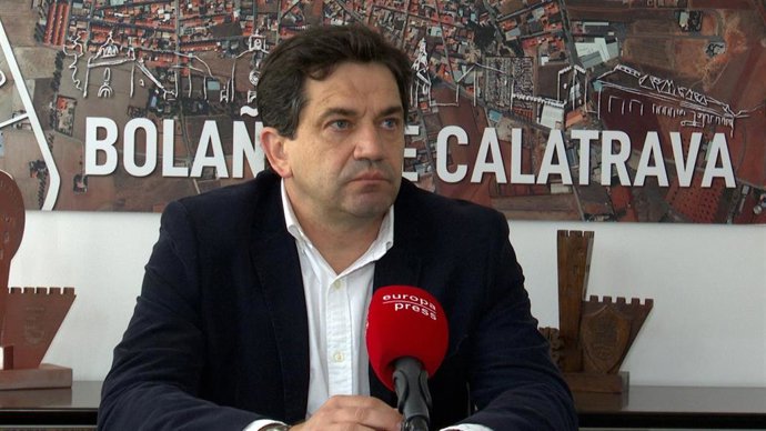 El alcalde de Bolaños de Calatrava, Miguel Ángel Valverde.