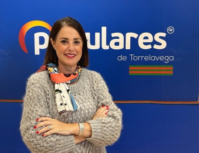 Archivo - La portavoz Partido Popular en el Ayuntamiento de Torrelavega, Marta Fernández Teijeiro