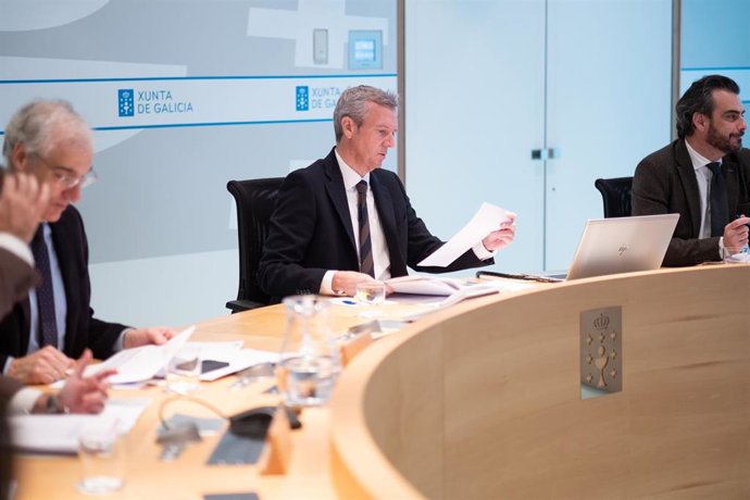 Rueda preside el Consello de la Xunta.