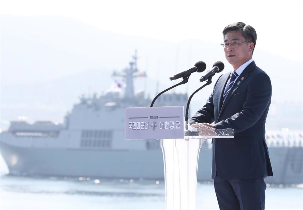 Archivo - El exministro de Defensa de Corea del Sur Suh Wook.