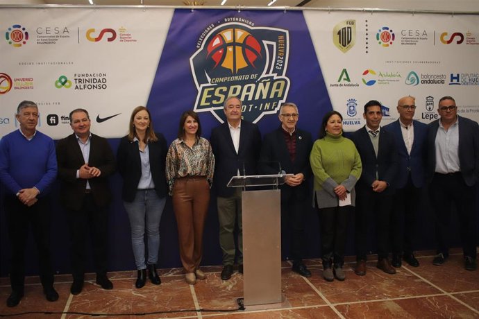 Presentación en la Diputación de los Campeonatos de España de Selecciones Autonómicas Cadete e Infantil de baloncesto.