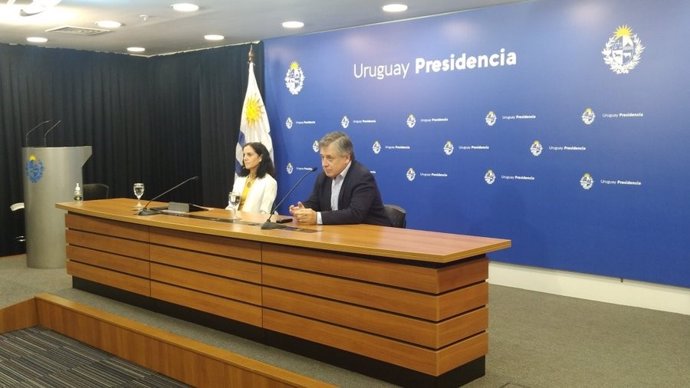 Rueda de prensa del Gobierno de Uruguay