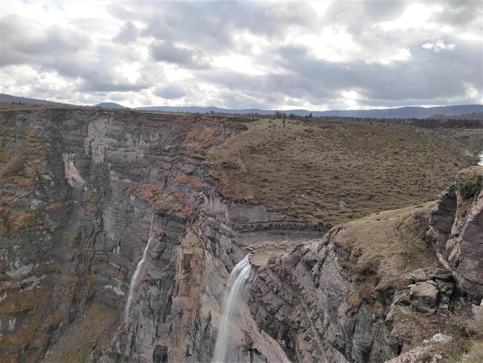 Cielo muy nuboso en el Salto del Nervión