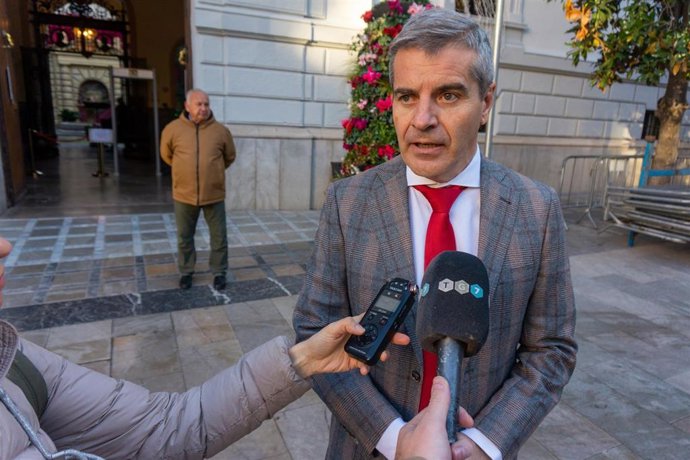 El portavoz del PP en el Ayuntamiento de Granada, César Díaz, en imagen de archivo