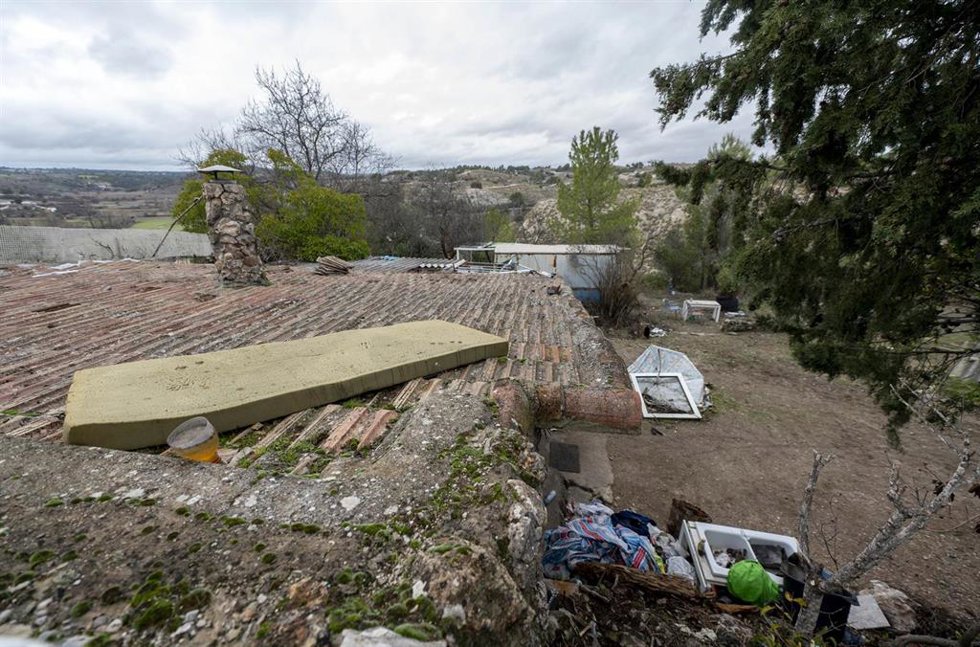 Finca donde han hallado los cadáveres de una pareja presuntamente asesinada, a 29 de diciembre de 2022, en Brea de Tajo, Madrid (España). 