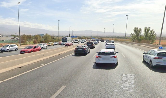 Punto donde ha tenido el primero de los dos accidentes en la GR-30