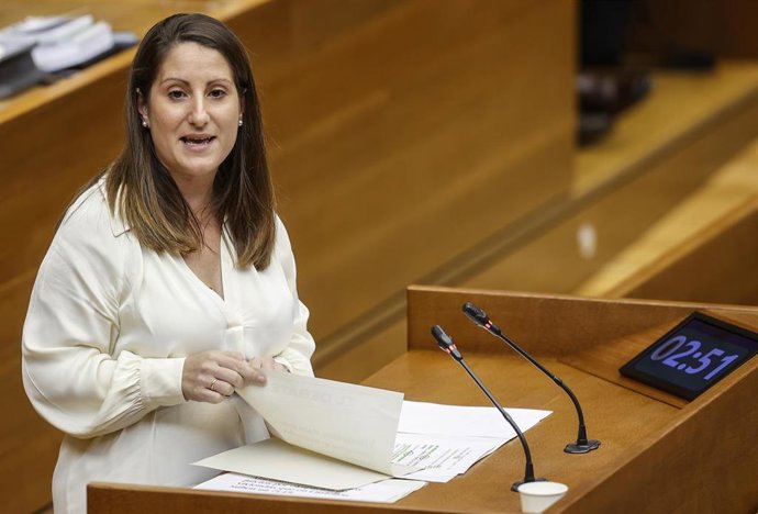 Archivo - La síndica de VOX en Les Corts, Ana Vega