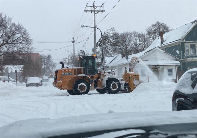 Tormenta de frío polar en Búfalo, Nueva York (EEUU)