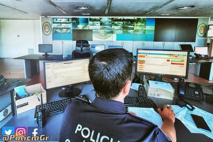 Sala de control de Policía Local de Granada