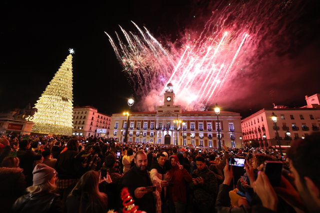 Campanadas en la Puerta del Sol