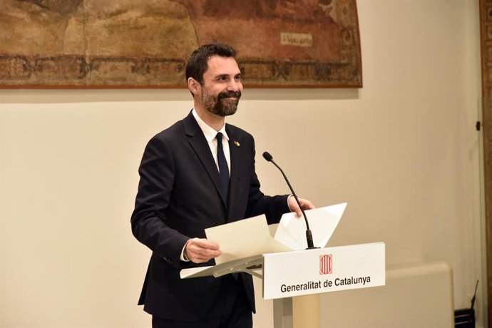 El conseller d'Empresa i Treball, Roger Torrent