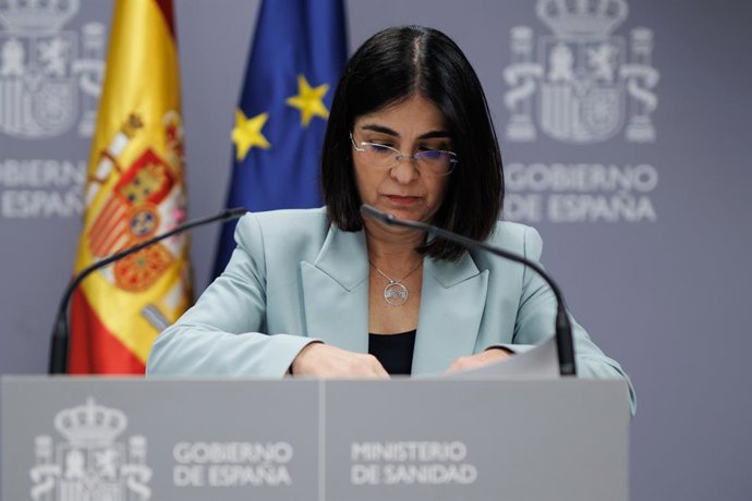 La ministra de Sanidad, Carolina Darias