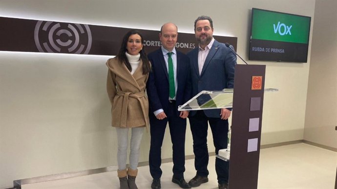 VOX en las Cortes de Aragón.