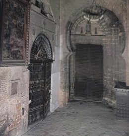 Nave del Lagarto en el Patio de los Naranjos de la Catedral de Sevilla.