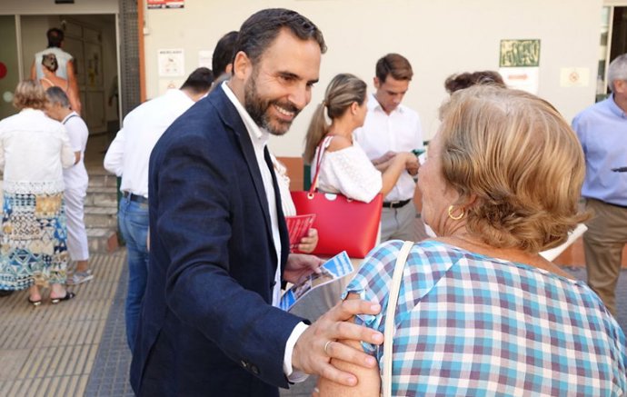 El portavoz municipal socialista, Daniel Pérez, en una imagen de archivo