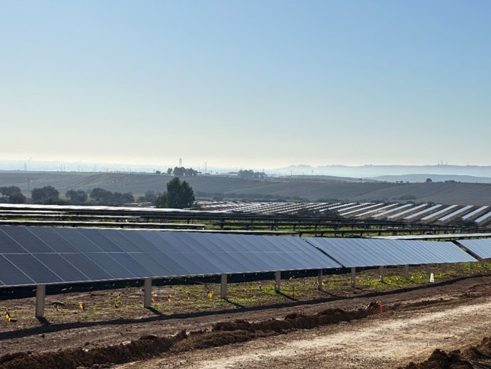 Planta solar Esparragal I en Guillena, en Sevilla.