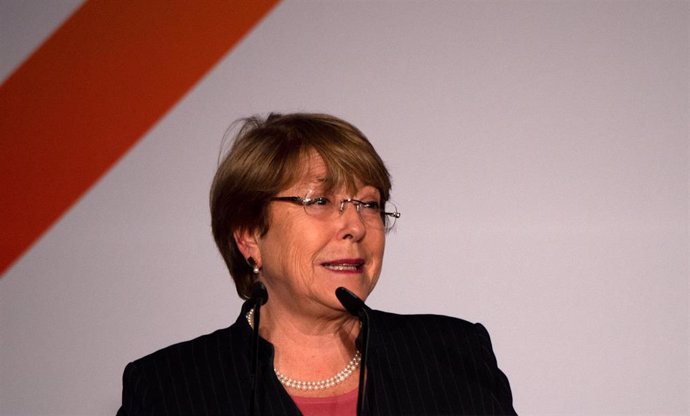 Archivo - La expresidenta de Chile Michelle Bachelet