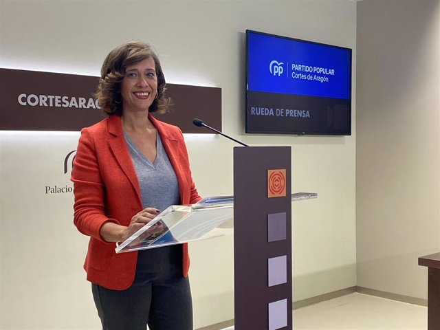 La portavoz de Ciudadanía y Derechos Sociales del PP Aragón, Marian Orós.