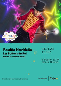 Cartel del cuentacuentos 'Pestiño Navideño'