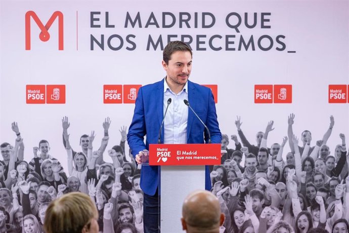 Juan Lobato, secretario general del PSOE-M y portavoz del partido socialista en la Asamblea de Madrid