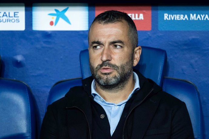 Archivo - El entrenador del RCD Espanyol, Diego Martinez