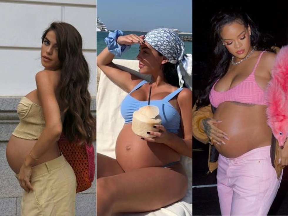 Violeta Mangriñán, Georgina Rodríguez y Rihanna