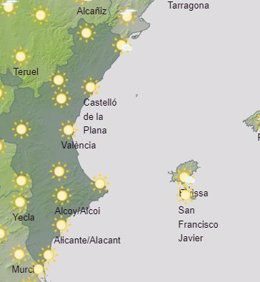 Predicción meteorológica del 31 de diciembre en la Comunitat Valenciana