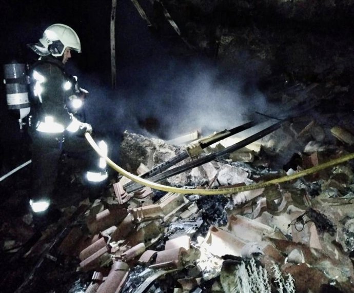 Incendio en vivienda.