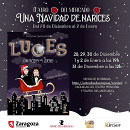 Cartel anunciador del espectáculo de Kiny y Jano.