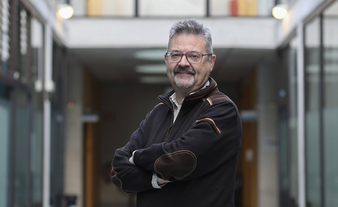 Cesar Arrese-Igor, en la UPNA.