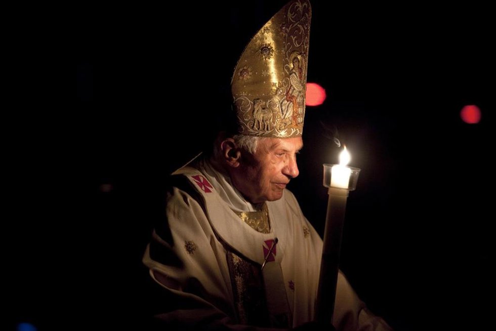 Benedicto XVI en una foto de archivo