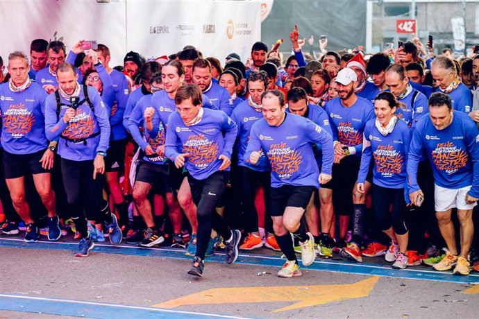 El alcalde de Madrid participa en la San Silvestre 2022