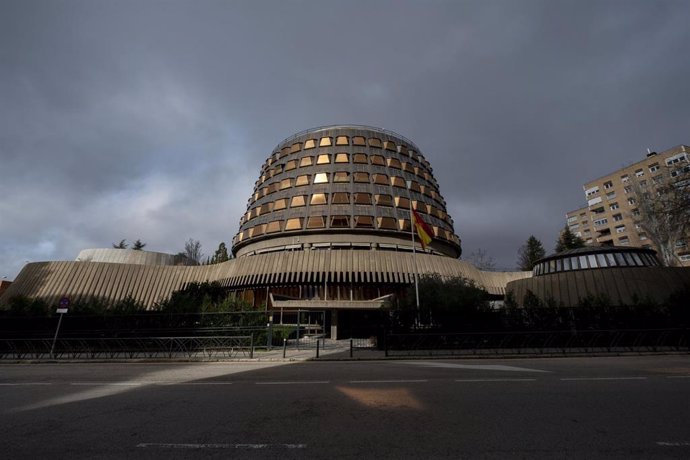 El exterior del Tribunal Constitucional, a 29 de diciembre de 2022, en Madrid (España). 